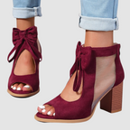 Rebecca™ Bow Charm Orthopedic Heels