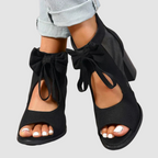 Rebecca™ Bow Charm Orthopedic Heels