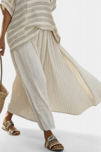 Westlyn | Comfortable Striped Top & Flowing Pants