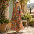 AURORA | Relaxed Floral Maxi Dress