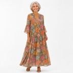 AURORA | Relaxed Floral Maxi Dress