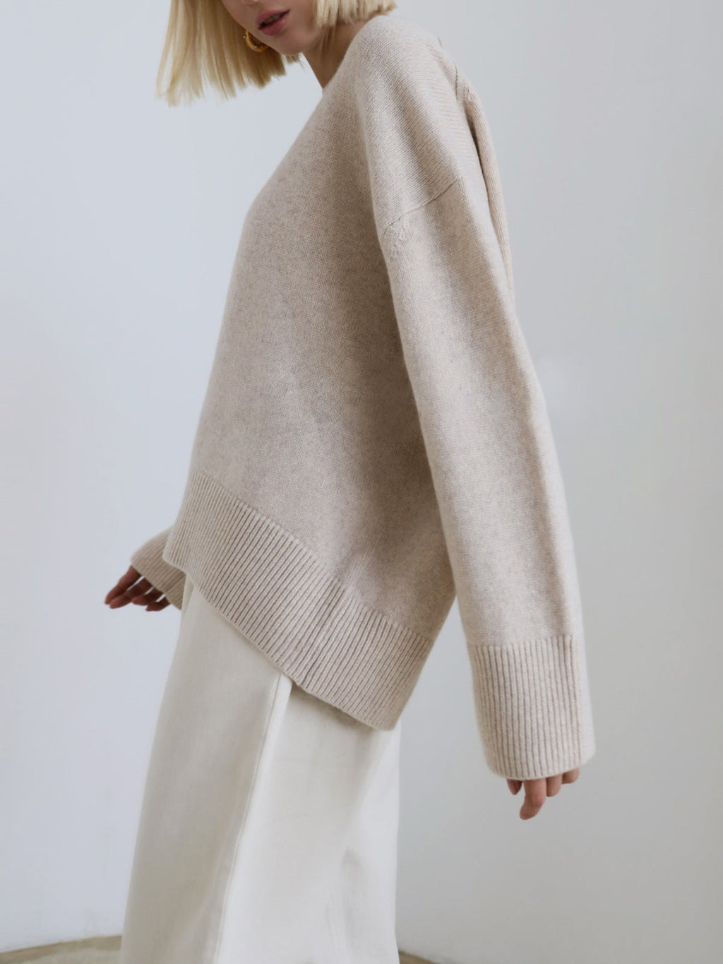Joanna | Women’s Winter Oversized Knit Pullover Sweater
