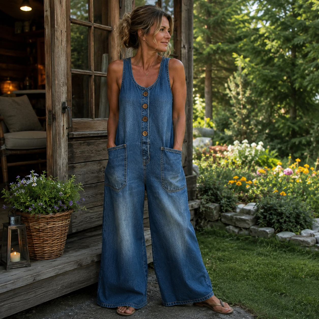 Lora™ | Vintage-Style Overalls
