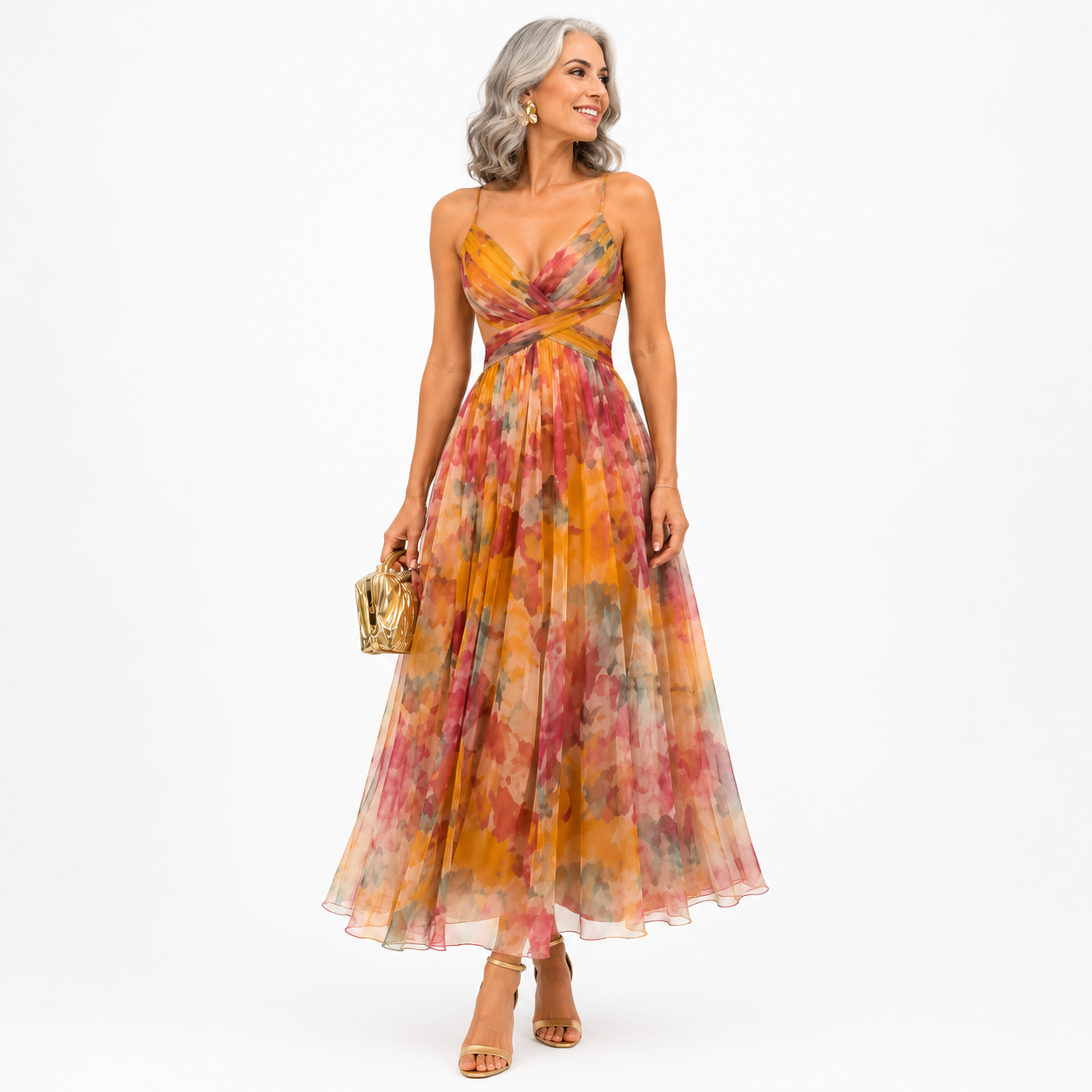 Isel | Soft Wrap Maxi Dress