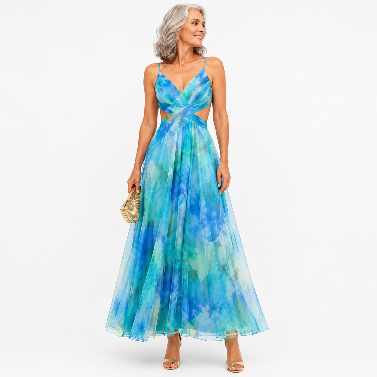 Isel | Soft Wrap Maxi Dress
