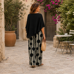 Kalliope -  Comfortable Elastic Waist Two-Piece Set