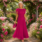 Lara | Classic Pleated Dress