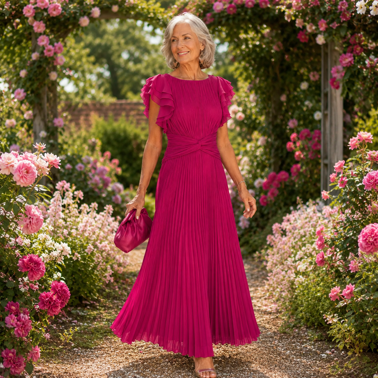 Lara | Classic Pleated Dress