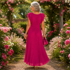 Lara | Classic Pleated Dress