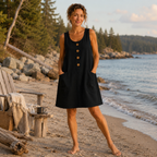 Macey - Cotton Linen Summer Dress