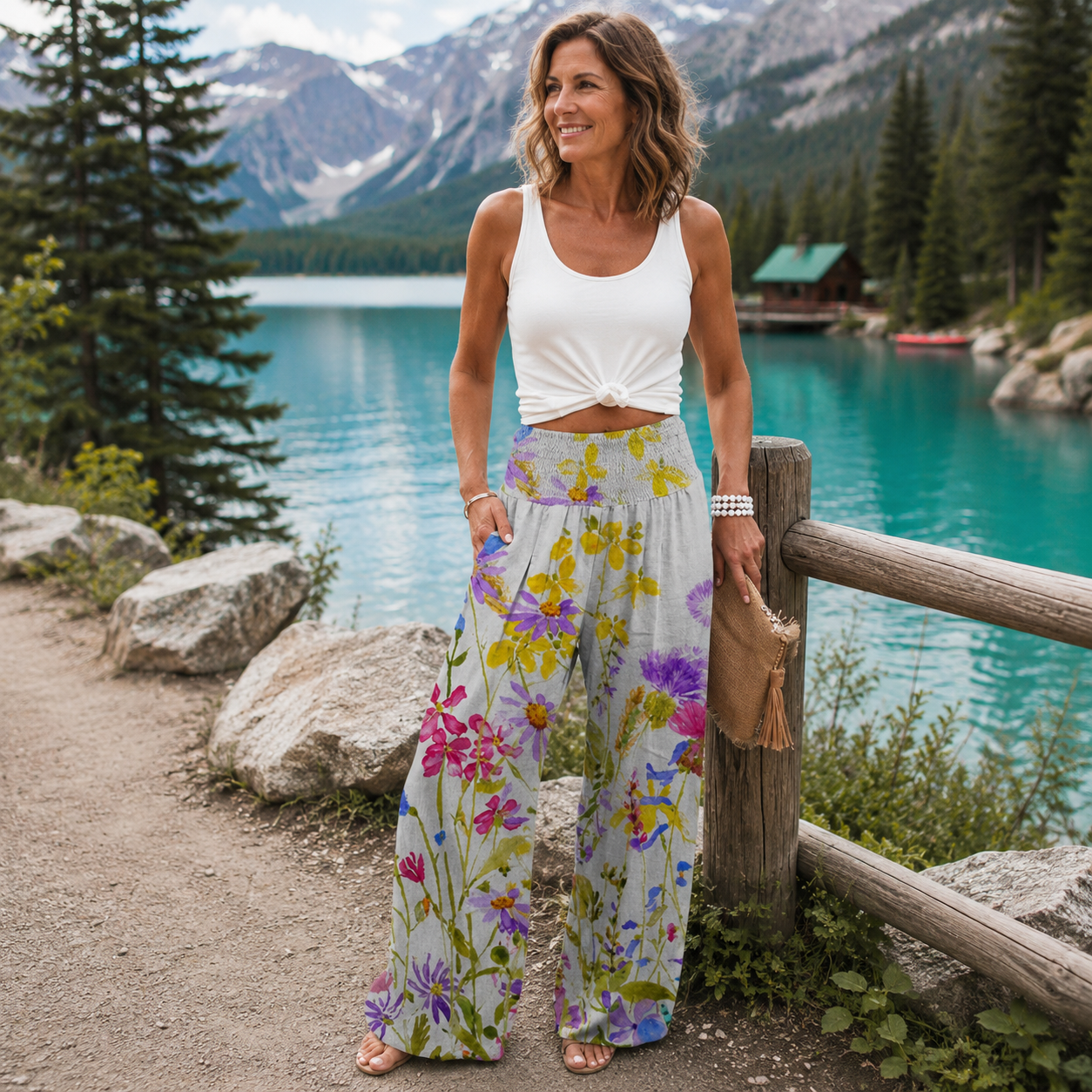 Mila™ Floral Comfort Pants