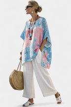 Vantrel | Comfortable Relaxed Top & Striped Pants