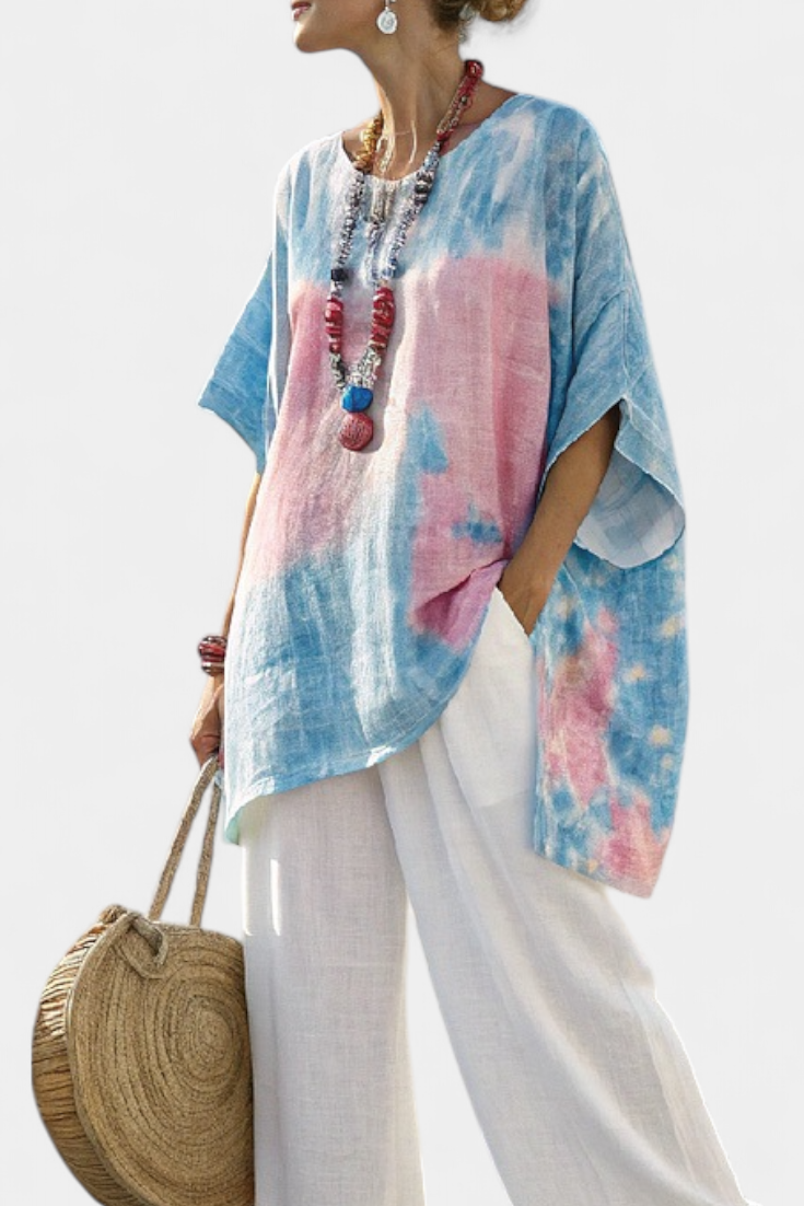 Vantrel | Comfortable Relaxed Top & Striped Pants