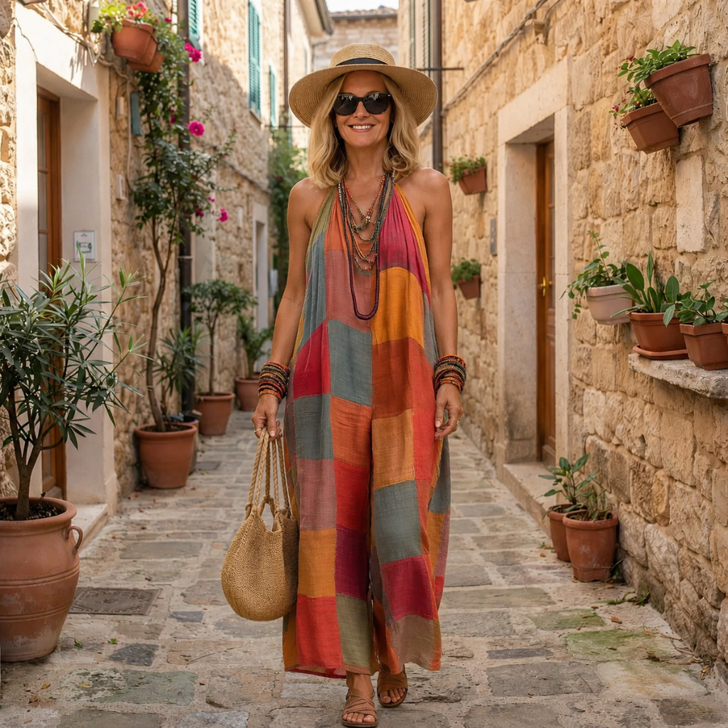 Oriana™ - Bohemian Summer Escape Jumpsuit