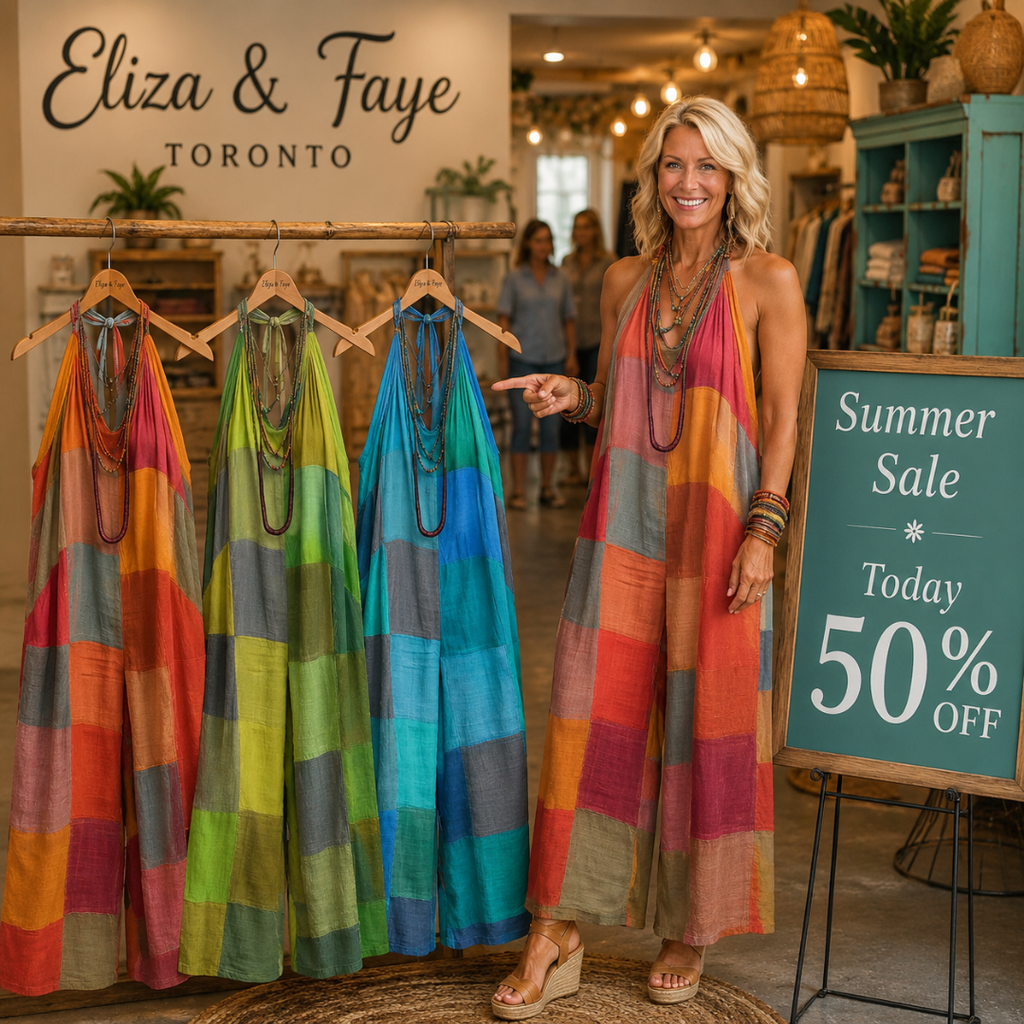 Oriana™ - Bohemian Summer Escape Jumpsuit