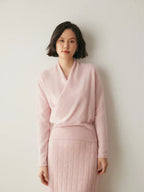 Rose | Women’s Elegant Wrap Crossover Chic Sweater
