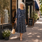 Sarah | Effortless Floral Midi Dress