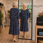 Sarah | Effortless Floral Midi Dress