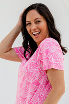 Fan Shell Cotton Dress