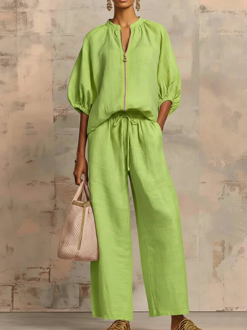 Amélie | Effortless Zip Two-Piece Set